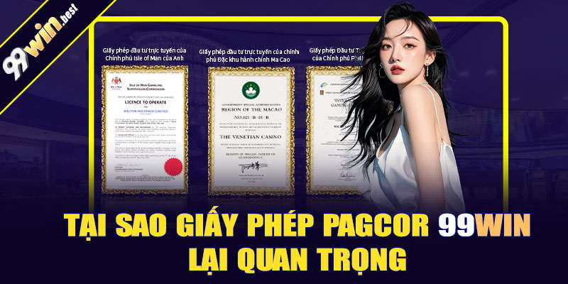 Tại sao giấy phép PAGCOR lại quan trọng?